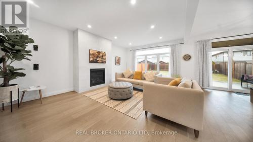 68 Locky Lane, Middlesex Centre, ON - Indoor Photo Showing Living Room With Fireplace