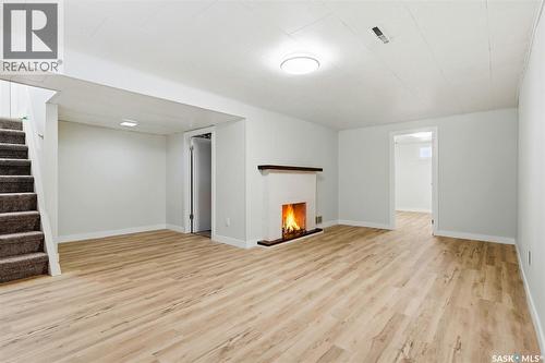 47 Mathieu Crescent, Regina, SK - Indoor With Fireplace