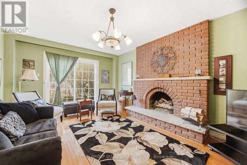 1511 Ifield Road, Mississauga, ON - Indoor Photo Showing Living Room With Fireplace