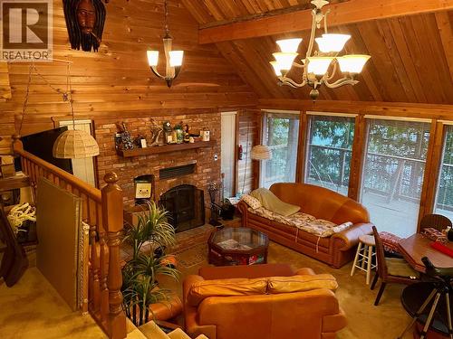 31 Lime Cliffs Beach, Sicamous, BC - Indoor With Fireplace