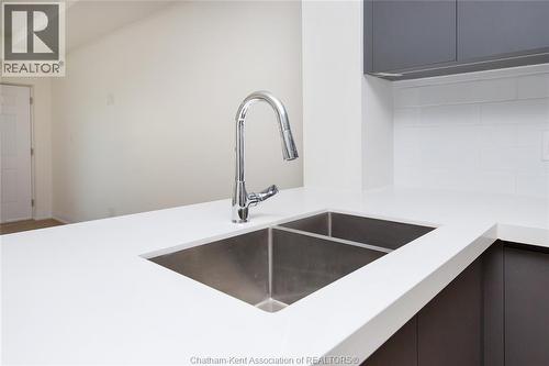3340 Stella Crescent Unit# 122, Windsor, ON - Indoor Photo Showing Kitchen With Double Sink