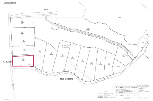 Plan (croquis) - 5E Rang, Saint-Alphonse-Rodriguez, QC 