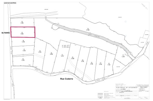 Plan (croquis) - 5E Rang, Saint-Alphonse-Rodriguez, QC 