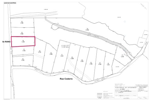 Plan (croquis) - 5E Rang, Saint-Alphonse-Rodriguez, QC 