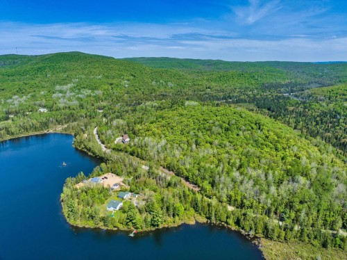 Photo aérienne - 23Z  - 23Az Ch. Du Lac-Allard, Lac-Saguay, QC - Outdoor With Body Of Water With View