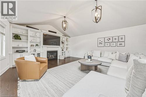 52 Joymar Drive, Mississauga, ON - Indoor Photo Showing Living Room With Fireplace
