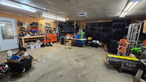 Garage - 1195 Boul. Trudel E., Saint-Boniface, QC - Indoor Photo Showing Garage
