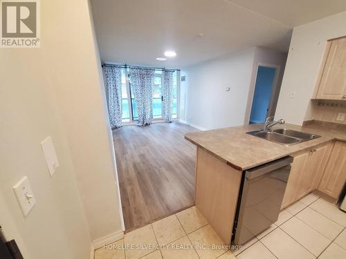 607 - 30 Grand Trunk Crescent, Toronto, ON - Indoor Photo Showing Kitchen With Double Sink