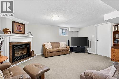 2378 Arnold Crescent, Burlington, ON - Indoor Photo Showing Living Room With Fireplace
