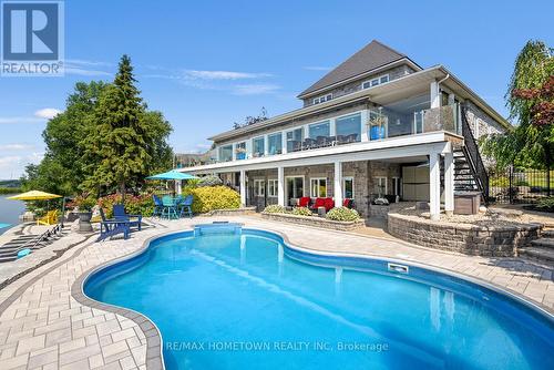201 Empire Hanna Road E, Edwardsburgh/Cardinal, ON - Outdoor With In Ground Pool With Deck Patio Veranda
