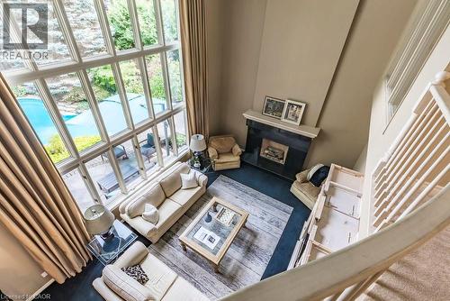 223 Briar Hill Crescent, Ancaster, ON - Indoor With Fireplace