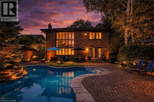 223 Briar Hill Crescent, Ancaster, ON - Outdoor With In Ground Pool