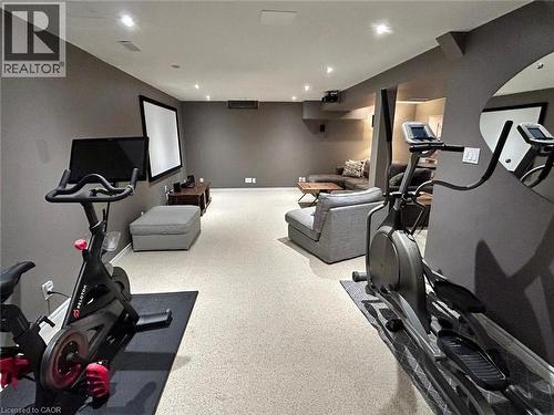 593 Southridge Drive, Hamilton, ON - Indoor Photo Showing Gym Room