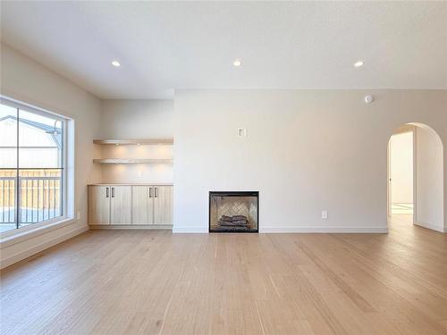 37 Fieldstone Crescent, Brandon, MB - Indoor With Fireplace