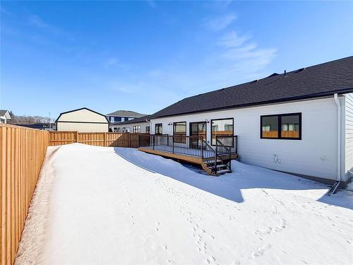 37 Fieldstone Crescent, Brandon, MB - Outdoor With Deck Patio Veranda With Exterior