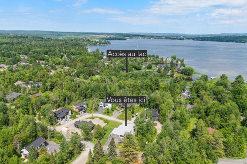 Photo aérienne - 752 Ch. Viens, Magog, QC - Outdoor With Body Of Water With View