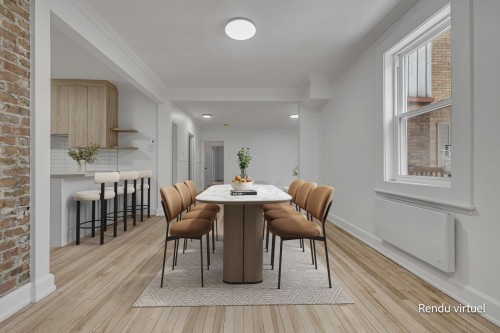 Dining Room - 1-2-495 Av. Lemesurier, Québec (La Cité-Limoilou), QC - Indoor Photo Showing Dining Room