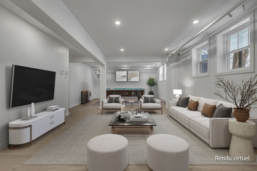Family Room - 1-2-495 Av. Lemesurier, Québec (La Cité-Limoilou), QC - Indoor Photo Showing Living Room
