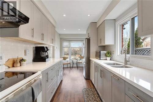 2427 Headon Forest Drive, Burlington, ON - Indoor Photo Showing Kitchen With Double Sink