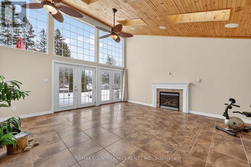 52 Turtle Path, Ramara, ON - Indoor With Fireplace