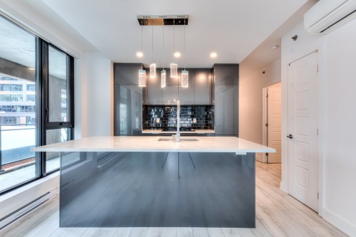 Cuisine - 306-1165 Rue Wellington, Montréal (Le Sud-Ouest), QC - Indoor Photo Showing Kitchen With Upgraded Kitchen