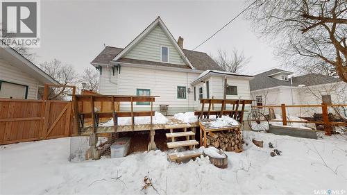 107 3Rd Avenue, Scott, SK - Outdoor With Deck Patio Veranda