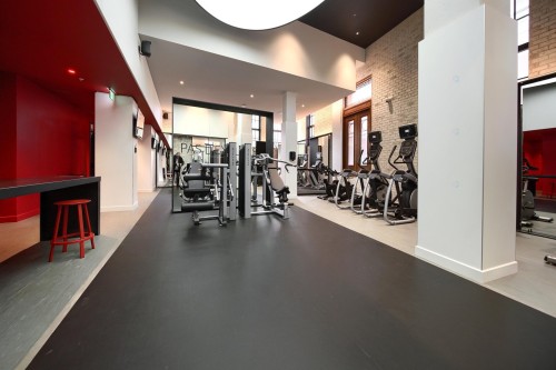 Salle d'exercice - 3206-1188 Rue St-Antoine O., Montréal (Ville-Marie), QC - Indoor Photo Showing Gym Room