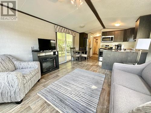 B8 - 7489 Sideroad 5 E, Wellington North, ON - Indoor Photo Showing Living Room With Fireplace