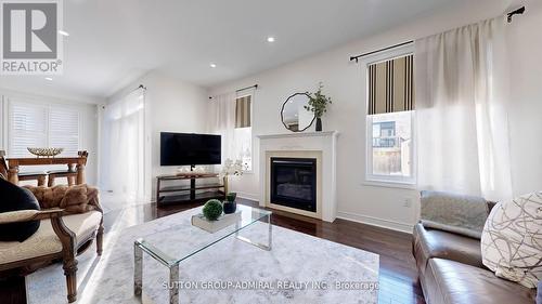 186 Ascalon Drive, Vaughan, ON - Indoor Photo Showing Living Room With Fireplace