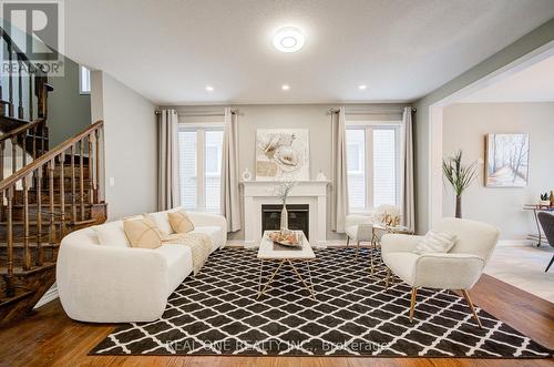 396 Thomas Phillips Drive, Aurora, ON - Indoor Photo Showing Living Room With Fireplace