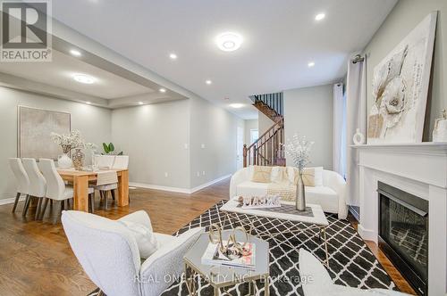 396 Thomas Phillips Drive, Aurora, ON - Indoor With Fireplace