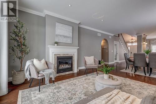101 - 5 Woodhaven Drive, Tillsonburg, ON - Indoor Photo Showing Living Room With Fireplace