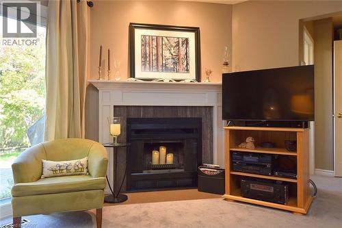 2 Novoco Drive, Hamilton, ON - Indoor Photo Showing Living Room With Fireplace