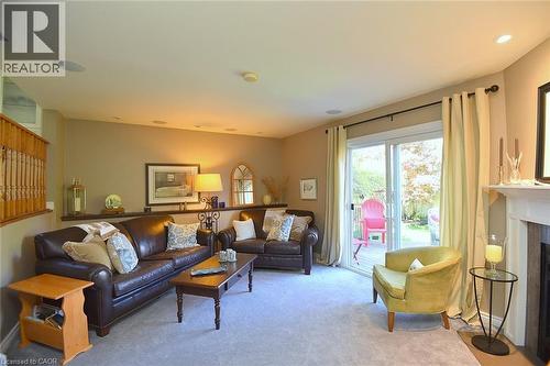2 Novoco Drive, Hamilton, ON - Indoor Photo Showing Living Room With Fireplace