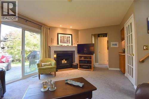 2 Novoco Drive, Hamilton, ON - Indoor Photo Showing Living Room With Fireplace