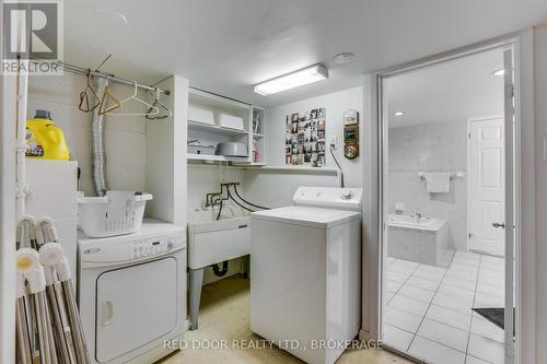 Lower level laundry room - 234 Manitoulin Drive, London East (East O), ON - Indoor Photo Showing Laundry Room