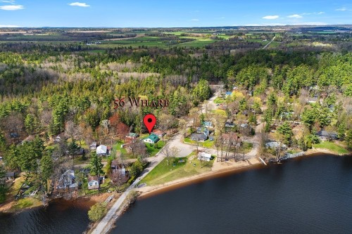 Photo aérienne - 56 Ch. Wharf, Bristol, QC - Outdoor With Body Of Water With View