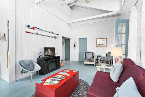 Salon - 56 Ch. Wharf, Bristol, QC - Indoor Photo Showing Living Room