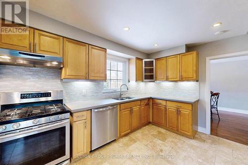 2225 Rambo Road, Mississauga, ON - Indoor Photo Showing Kitchen With Double Sink