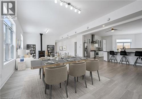 Dining Area - This photo has been virtually staged. - 149 Woolwich Street, Waterloo, ON - Indoor Photo Showing Dining Room