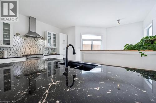 149 Woolwich Street, Waterloo, ON - Indoor Photo Showing Kitchen With Double Sink With Upgraded Kitchen