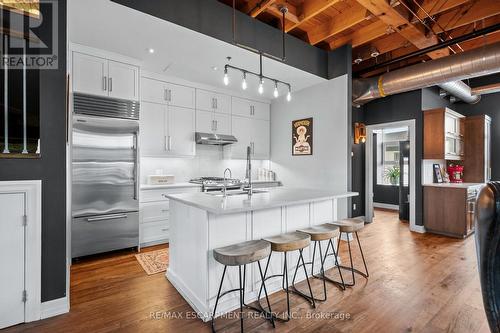 201 - 25 Concession Street, Cambridge, ON - Indoor Photo Showing Kitchen With Stainless Steel Kitchen With Upgraded Kitchen