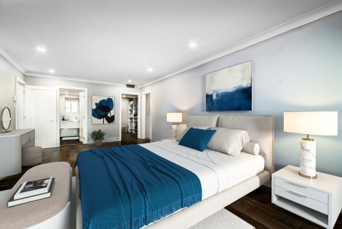 Master Bedroom - 303-5850 Av. Marc-Chagall, Côte-Saint-Luc, QC - Indoor Photo Showing Bedroom