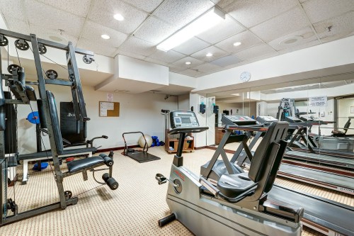Exercise Room - 303-5850 Av. Marc-Chagall, Côte-Saint-Luc, QC - Indoor Photo Showing Gym Room