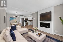 virtually staged living area - 
