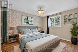 Virtually stage primary bedroom - 