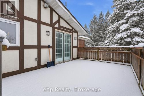 Back deck and exterior - 60 Main Street E, Mapleton, ON - Outdoor With Exterior