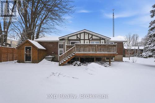 Backyard and exterior - 60 Main Street E, Mapleton, ON - Outdoor With Deck Patio Veranda