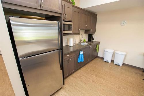 302 1223 Dawson Road, Lorette, MB - Indoor Photo Showing Kitchen With Double Sink