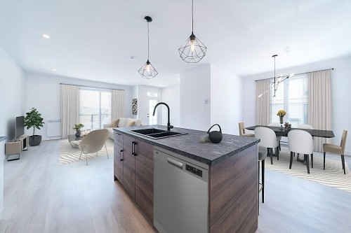 Cuisine - 101-165 Rue Mc Dermott, Cowansville, QC - Indoor Photo Showing Kitchen With Double Sink With Upgraded Kitchen
